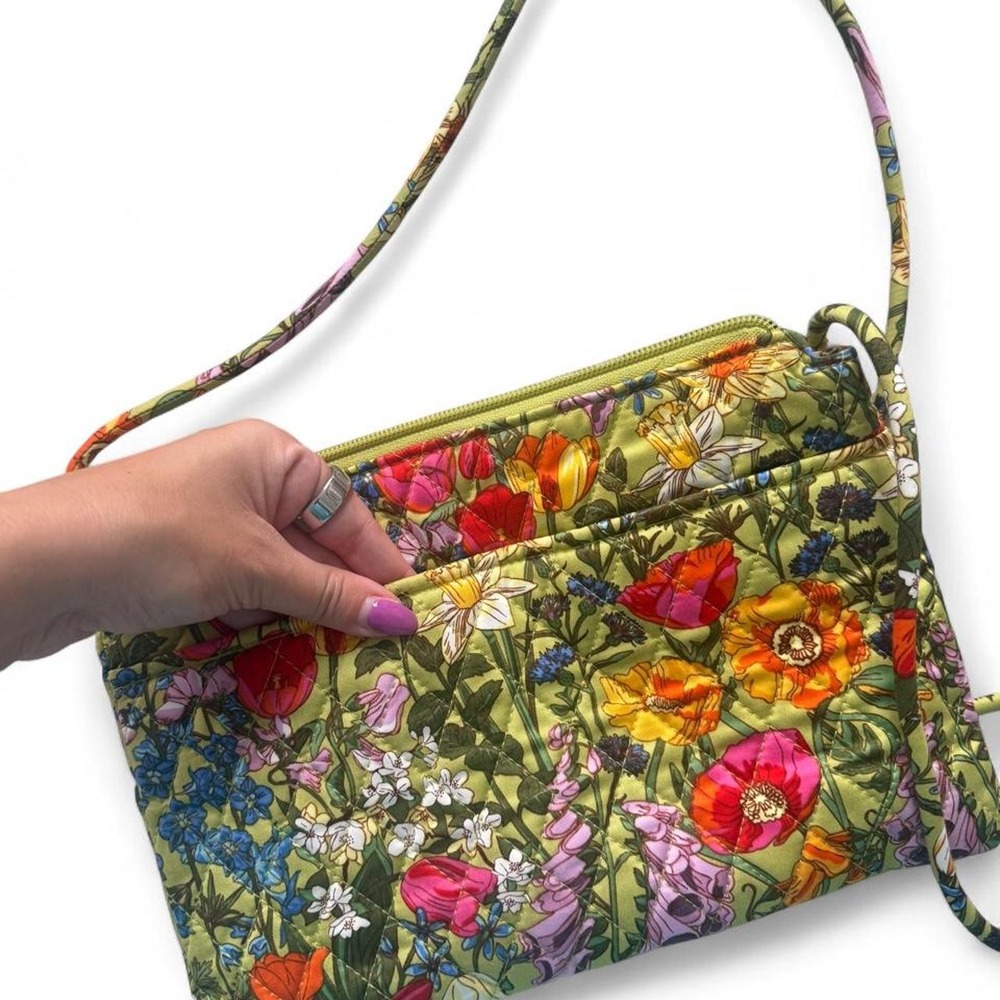 Vintage Vera Bradley Floral Quilted Cross Body Bag/Purse
